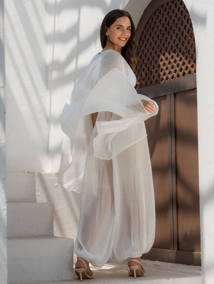 comfy chiffon set