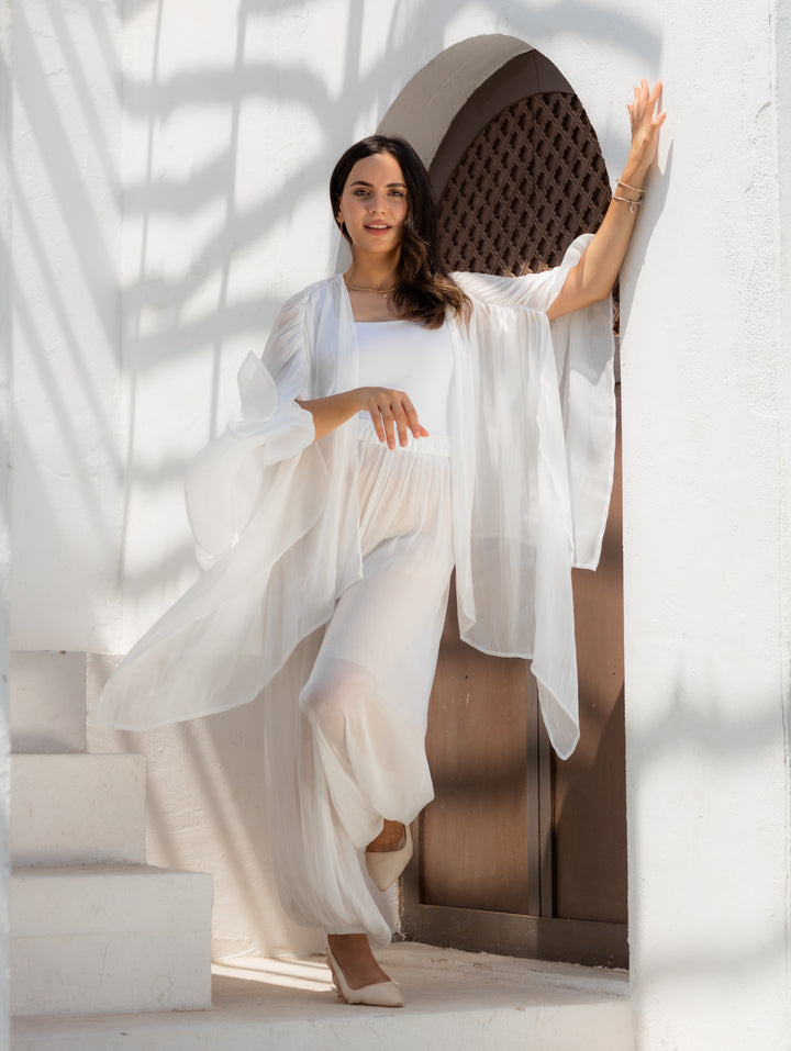 comfy chiffon set