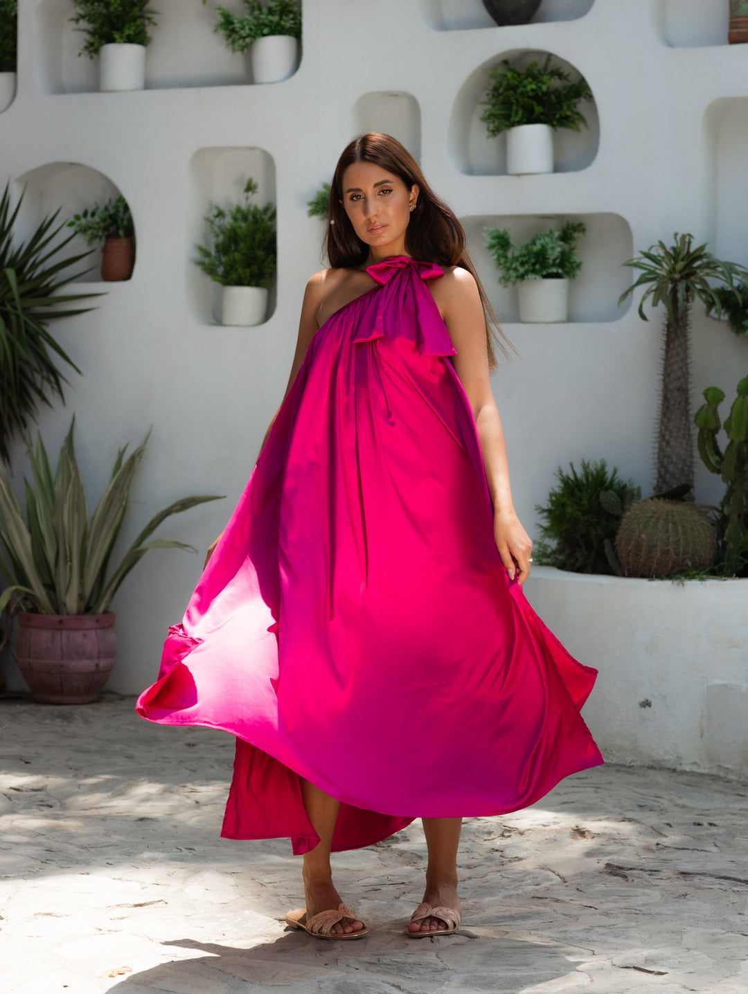 Satin dress