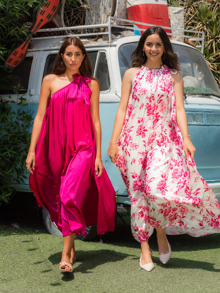 Flori satin dress
