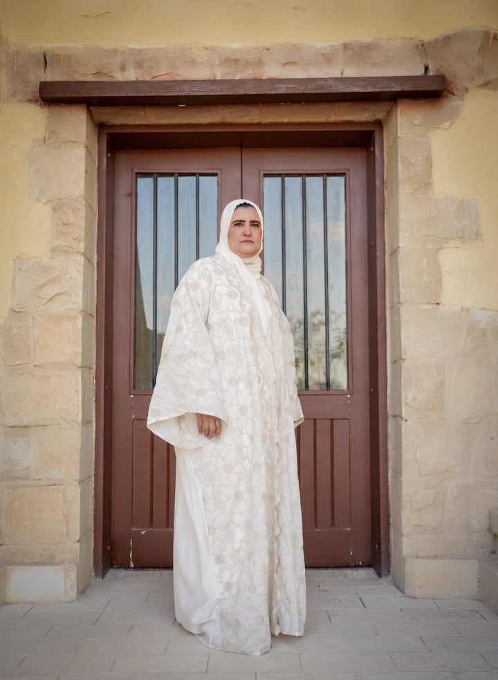 linen kaftan emroidered