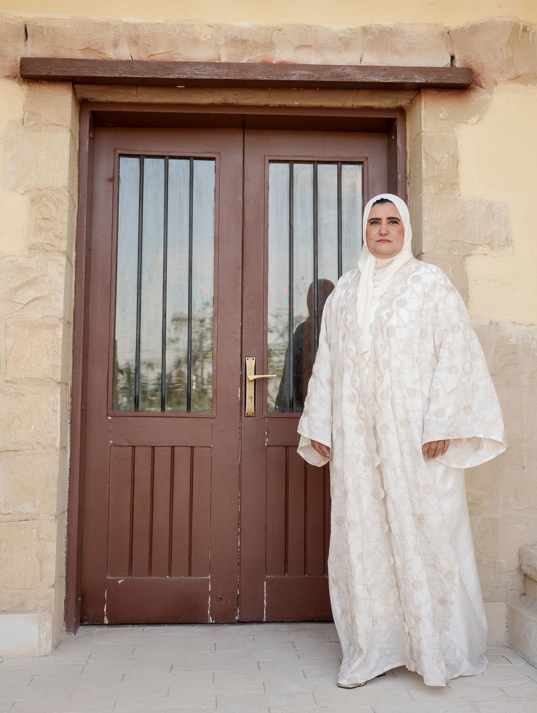 linen kaftan emroidered