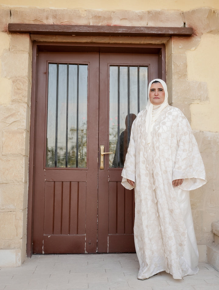 linen kaftan emroidered