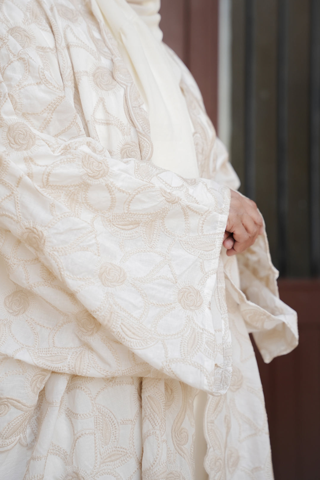 linen kaftan emroidered