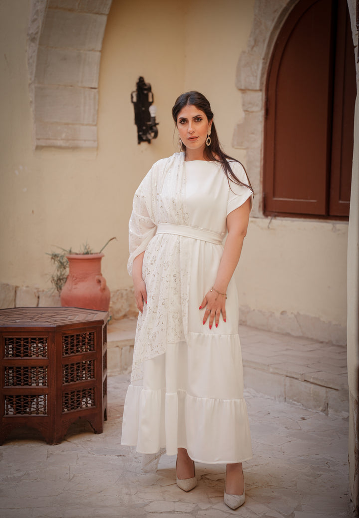 chiffon dress/abaya