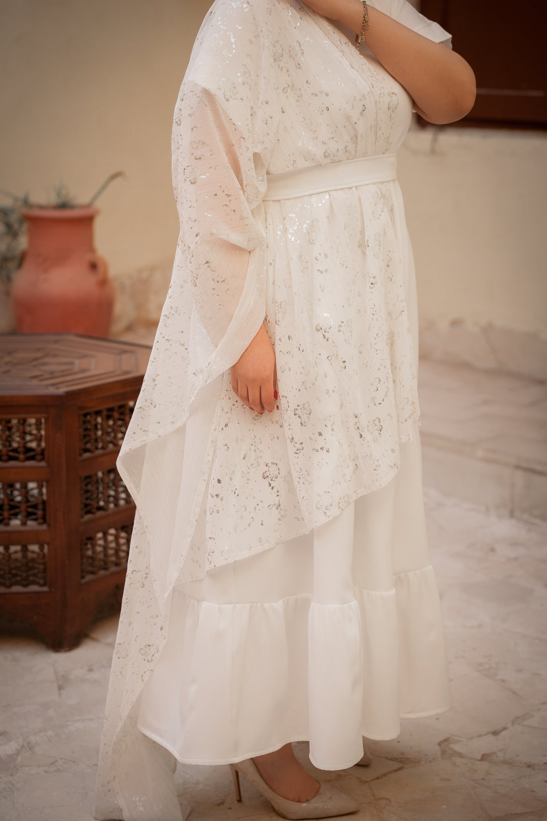 chiffon dress/abaya