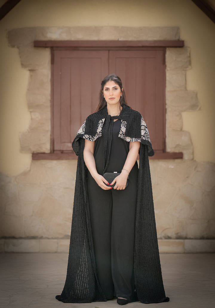 cape with indian Embroidery