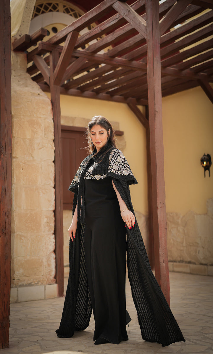 cape with indian Embroidery