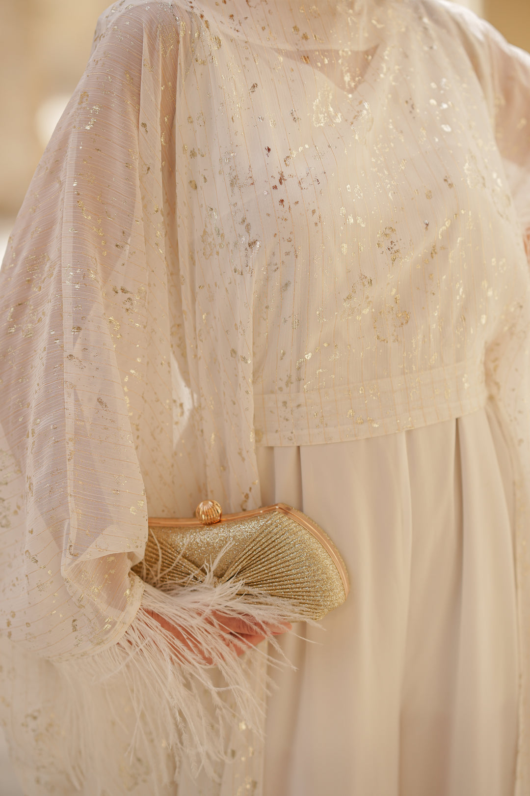 chiffon abaya/dress