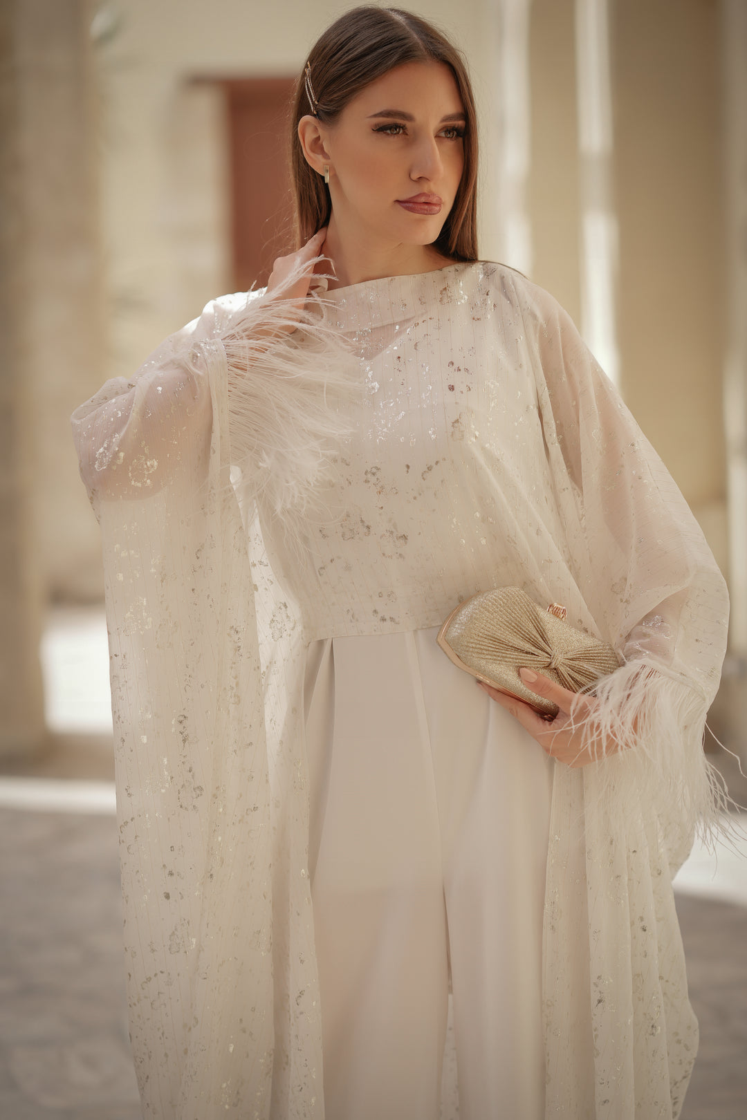 chiffon abaya/dress