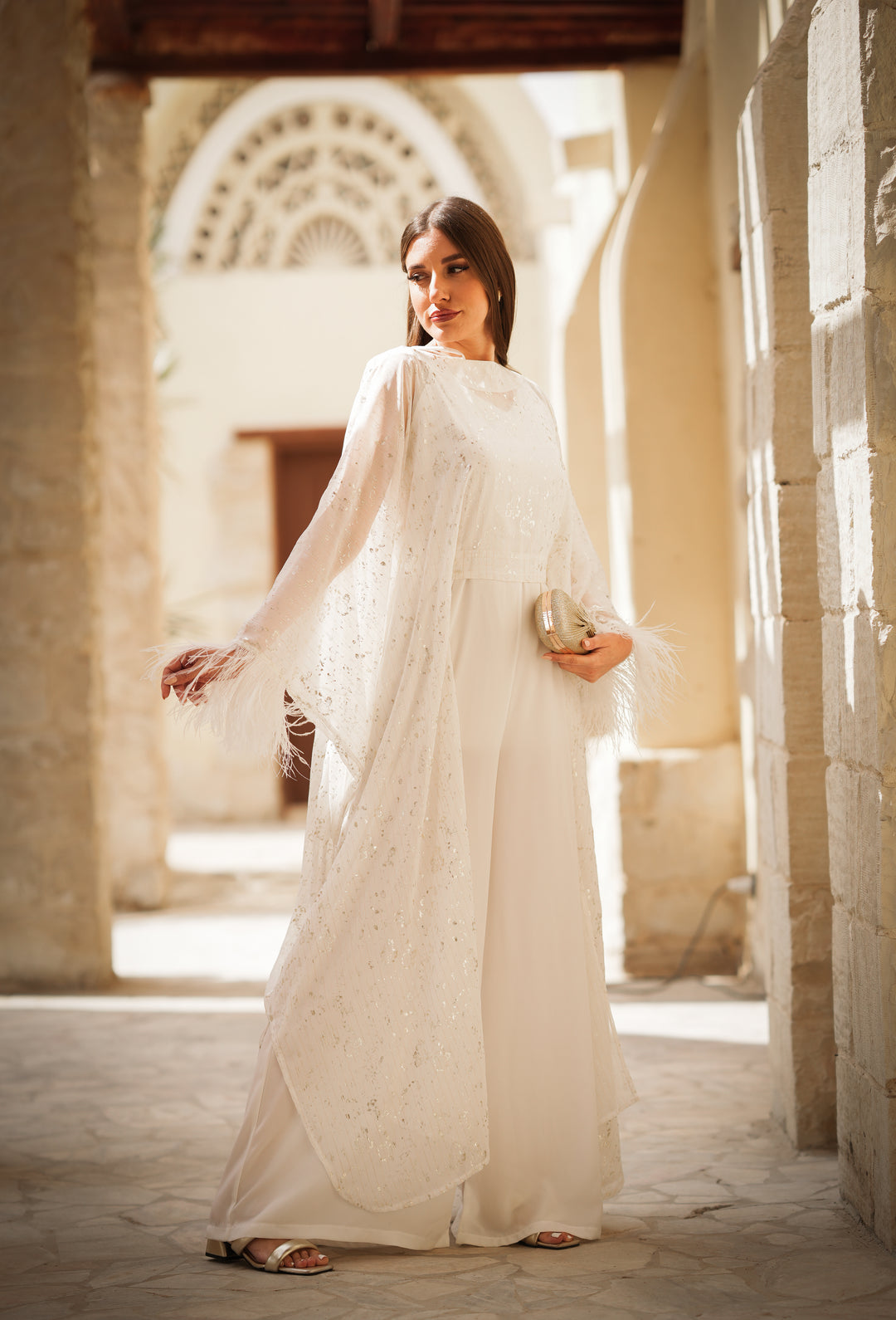 chiffon abaya/dress