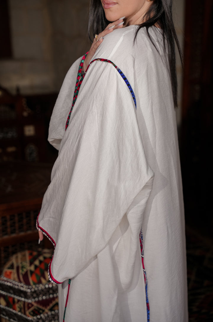 yemeni linen abaya