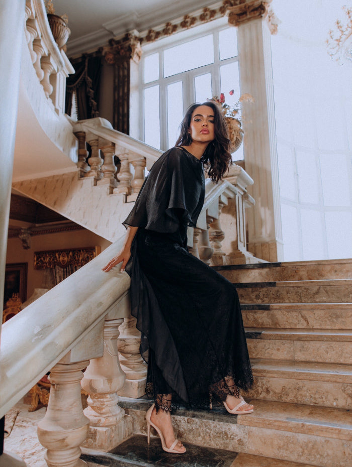 Dentelle crystal dress