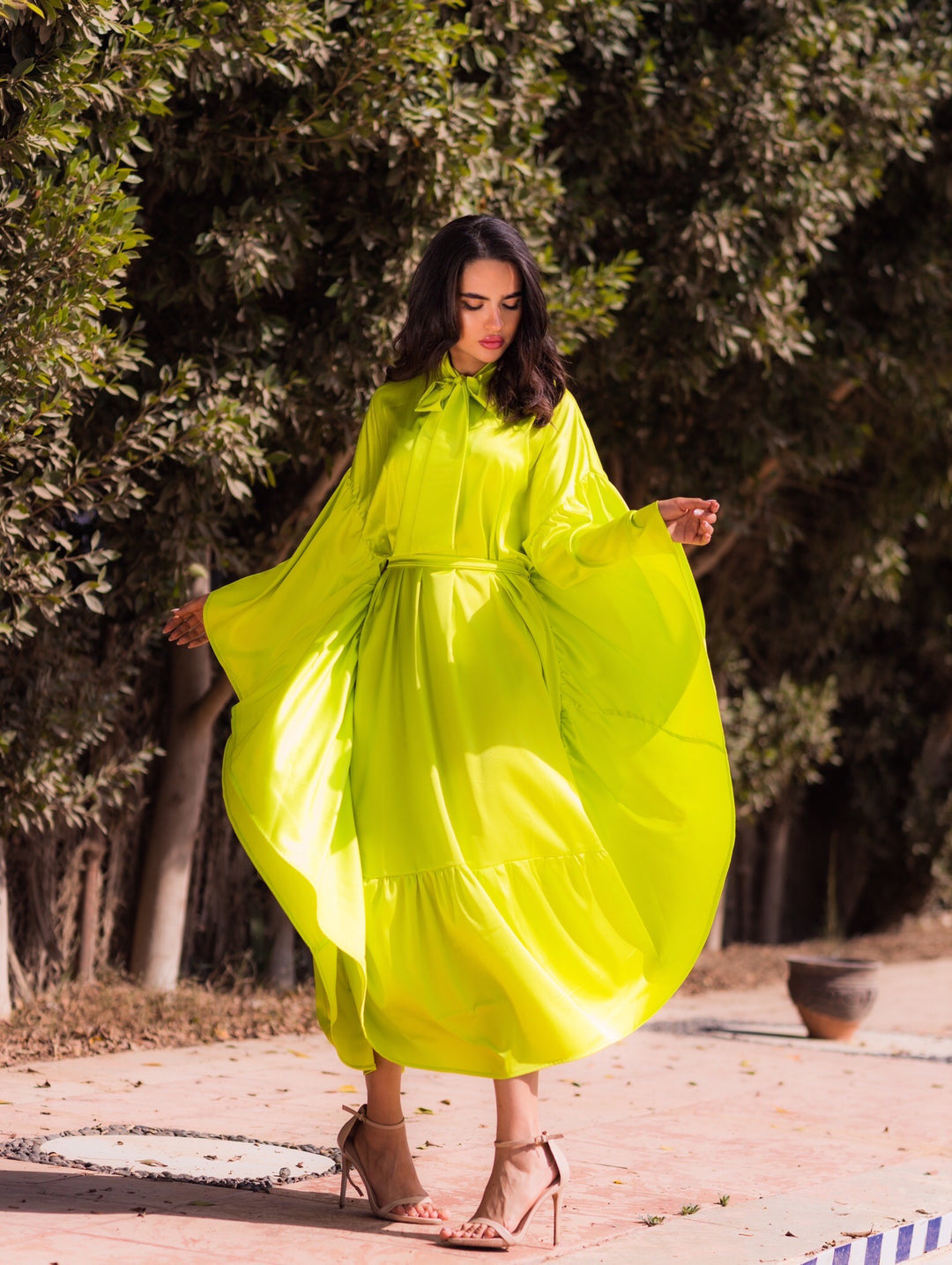Butterfly spring dress